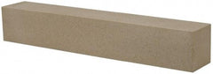 Made in USA - 320 Grit Aluminum Oxide Square Polishing Stone - Extra Fine Grade, 1" Wide x 6" Long x 1" Thick - Americas Tooling