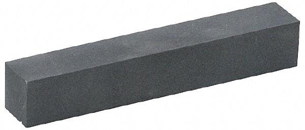 Norton - 320 Grit Silicon Carbide Square Polishing Stone - Extra Fine Grade, 1/4" Wide x 6" Long x 1/4" Thick - Americas Tooling