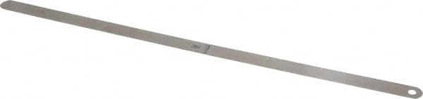 Starrett - 0.001 Inch Thick x 1/2 Inch Wide x 12 Inch Leaf Length, Parallel Feeler Gage - Tempered Steel - Americas Tooling