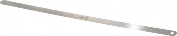 Starrett - 0.003 Inch Thick x 1/2 Inch Wide x 12 Inch Leaf Length, Parallel Feeler Gage - Tempered Steel - Americas Tooling