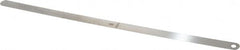 Starrett - 0.003 Inch Thick x 1/2 Inch Wide x 12 Inch Leaf Length, Parallel Feeler Gage - Tempered Steel - Americas Tooling