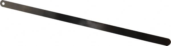 Starrett - 0.006 Inch Thick x 1/2 Inch Wide x 12 Inch Leaf Length, Parallel Feeler Gage - Tempered Steel - Americas Tooling