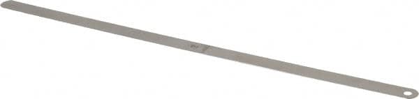 Starrett - 0.011 Inch Thick x 1/2 Inch Wide x 12 Inch Leaf Length, Parallel Feeler Gage - Tempered Steel - Americas Tooling