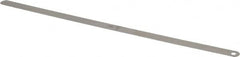 Starrett - 0.011 Inch Thick x 1/2 Inch Wide x 12 Inch Leaf Length, Parallel Feeler Gage - Tempered Steel - Americas Tooling