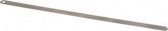 Starrett - 0.012 Inch Thick x 1/2 Inch Wide x 12 Inch Leaf Length, Parallel Feeler Gage - Tempered Steel - Americas Tooling