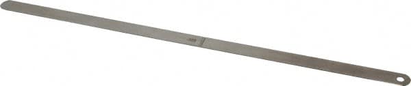 Starrett - 0.023 Inch Thick x 1/2 Inch Wide x 12 Inch Leaf Length, Parallel Feeler Gage - Tempered Steel - Americas Tooling