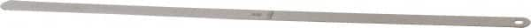 Starrett - 0.026 Inch Thick x 1/2 Inch Wide x 12 Inch Leaf Length, Parallel Feeler Gage - Tempered Steel - Americas Tooling