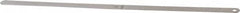 Starrett - 0.026 Inch Thick x 1/2 Inch Wide x 12 Inch Leaf Length, Parallel Feeler Gage - Tempered Steel - Americas Tooling