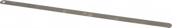 Starrett - 0.029 Inch Thick x 1/2 Inch Wide x 12 Inch Leaf Length, Parallel Feeler Gage - Tempered Steel - Americas Tooling