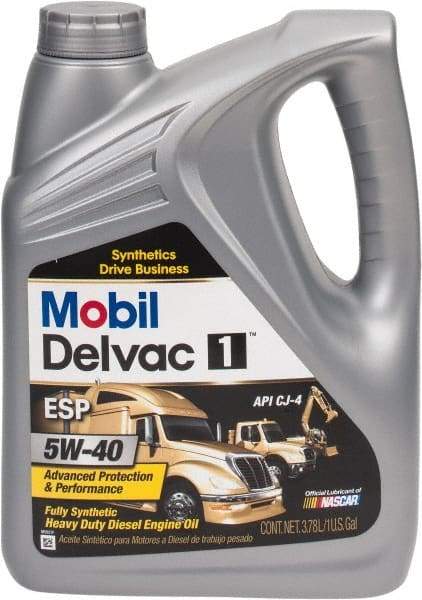 Mobil - 1 Gal Synthetic Engine Oil - Grade 5W-40 - Americas Tooling