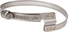 Hi-Tech Duravent - Stainless Steel Hose Clamp - 5/16" Wide x 0.02" Thick, 2" Hose, 1-1/4 to 2-5/8" Diam - Americas Tooling