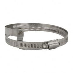 Hi-Tech Duravent - Stainless Steel Hose Clamp - 1/2" Wide x 0.02" Thick, 4-1/4" Hose, 2-3/4 to 4-5/8" Diam - Americas Tooling