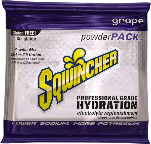 Sqwincher - 23.83 oz Pack Grape Activity Drink - Powdered, Yields 2.5 Gal - Americas Tooling