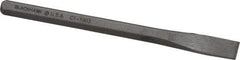 Blackhawk by Proto - 5-1/4" OAL x 3/8" Blade Width Cold Chisel - 3/8" Tip, 5/16" Stock, Alloy Steel Handle - Americas Tooling