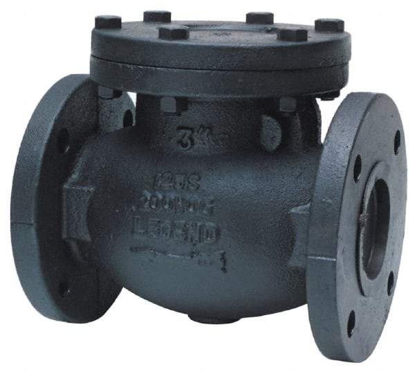 Legend Valve - 8" Cast Iron Check Valve - Inline, Flanged - Americas Tooling