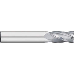 Titan USA - Square End Mills; Mill Diameter (Decimal Inch): 0.0313 ; Number of Flutes: 4 ; Length of Cut (Inch): 1/8 ; Length of Cut (Decimal Inch): 0.1250 ; Material: Solid Carbide ; Finish/Coating: Uncoated - Exact Industrial Supply