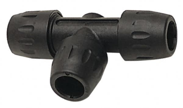 Transair - 1-1/2" ID, Air Hose Equal Tee - 232 Max psi, 8-1/16" Long, Plastic - Americas Tooling