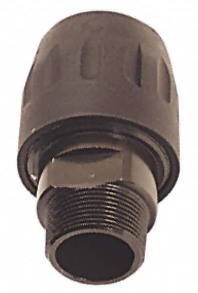 Transair - 1/2 Male NPT, 7/8" ID, Air Hose Male Connector - 232 Max psi, 2-3/4" Long, Plastic - Americas Tooling