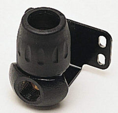 Transair - 1/2 & 1/4 Female NPT, 7/8" ID, Air Hose 45° One Port Wall Bracket - 232 Max psi, 3-5/8" Long, Plastic - Americas Tooling