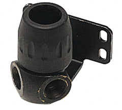 Transair - 1/2 & 1/4 Female NPT, 7/8" ID, Air Hose 90° Two Port Wall Bracket - 232 Max psi, 3-3/16" Long, Plastic - Americas Tooling