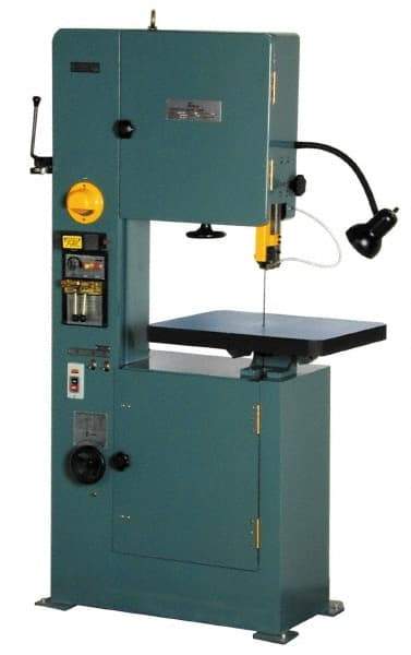 Enco - 14" Throat Capacity, Variable Speed Pulley Vertical Bandsaw - 1 hp - Americas Tooling