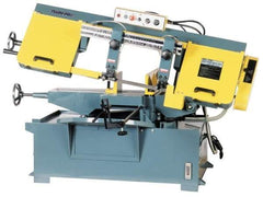 Enco - 10 x 16" Max Capacity, Manual Step Pulley Horizontal Bandsaw - 220/440 Volts, 2 hp, 3 Phase - Americas Tooling