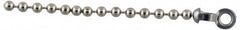 Made in USA - 13/32 Inch Long Stainless Steel End Coupling - For Trade Size Number 6 Ball Chains - Americas Tooling