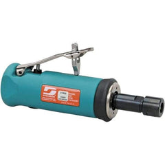 Dynabrade - 1/4" Collet, Straight Handle, Air Straight Die Grinder - 15,000 RPM, Front Exhaust, 24 CFM, 0.5 hp, 90 psi, 1/4 NPT Inlet - Americas Tooling