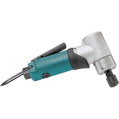 Dynabrade - 1/4" Collet, Angle Handle, Air Angle Die Grinder - 25,000 RPM, Front Exhaust, 18 CFM, 0.4 hp, 90 psi, 1/4 NPT Inlet - Americas Tooling