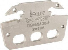 Iscar - Right Hand, 0.157 Inch Insert Width, Indexable Cutoff and Grooving Support Blade - DGAMM38-4 BLADE - Americas Tooling