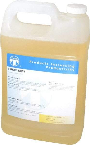 Master Fluid Solutions - Trim Mist, 1 Gal Bottle Cutting & Grinding Fluid - Synthetic, For Milling - Americas Tooling