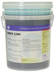 Master Fluid Solutions - Trim E206, 1 Gal & 5 Gal Bottle/Pail Cutting & Cleaning Fluid - Water Soluble - Americas Tooling