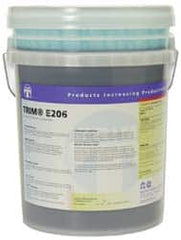 Master Fluid Solutions - Trim E206, 1 Gal & 5 Gal Bottle/Pail Cutting & Cleaning Fluid - Water Soluble - Americas Tooling