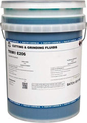 Master Fluid Solutions - Trim E206, 5 Gal Pail Cutting & Grinding Fluid - Water Soluble, For Gear Hobbing, Heavy-Duty Broaching, High Speed Turning - Americas Tooling