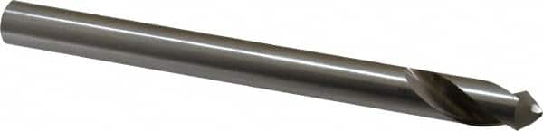 Interstate - 1/2" Body Diam, 90°, 6" OAL, High Speed Steel Spotting Drill - Americas Tooling