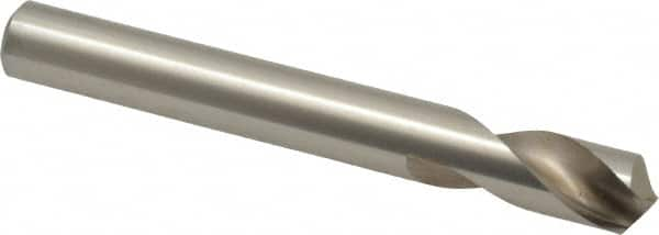 Interstate - 3/8" Body Diam, 120°, 3-1/8" OAL, High Speed Steel Spotting Drill - Americas Tooling