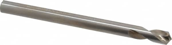 Interstate - 3/8" Body Diam, 120°, 5" OAL, High Speed Steel Spotting Drill - Americas Tooling