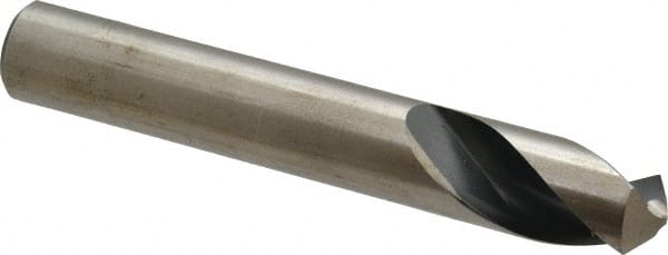 Interstate - 3/4" Body Diam, 120°, 5" OAL, High Speed Steel Spotting Drill - Americas Tooling