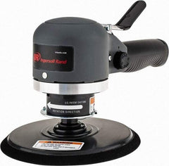 Ingersoll-Rand - 12,000 OPM, 16.98 CFM Air Consumption, Palm Air Orbital Sander - Round Pad, 1/4 NPT Inlet - Americas Tooling