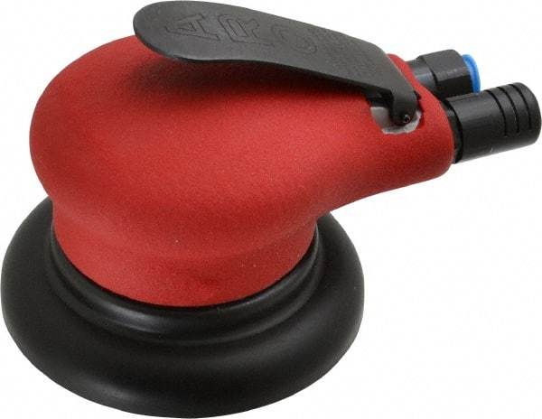 Ingersoll-Rand - 10,000 OPM, 18.5 CFM Air Consumption, Palm Air Orbital Sander - Round Pad, 1/4 NPT Inlet - Americas Tooling