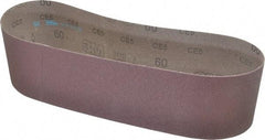 3M - 4" Wide x 36" OAL, 60 Grit, Aluminum Oxide Abrasive Belt - Aluminum Oxide, Medium, Coated, X Weighted Cloth Backing, Series 341D - Americas Tooling