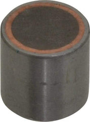 Mag-Mate - 10-32 Thread, 1/2" Diam, 1/2" High, 8 Lb Average Pull Force, Neodymium Rare Earth Pot Magnet - 0.15" Deep Tapped Hole, Steel Pot, Uninsulated - Americas Tooling