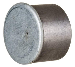 Mag-Mate - 10-32 Thread, 3/4" Diam, 1/2" High, 22 Lb Average Pull Force, Neodymium Rare Earth Pot Magnet - 0.15" Deep Tapped Hole, Steel Pot, Uninsulated - Americas Tooling