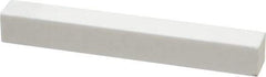 Made in USA - 220 Grit Aluminum Oxide Rectangular Dressing Stick - 4 x 1/2 x 1/2, Very Fine Grade, Vitrified Bond - Americas Tooling