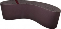 3M - 6" Wide x 48" OAL, 150 Grit, Aluminum Oxide Abrasive Belt - Aluminum Oxide, Very Fine, Coated, X Weighted Cloth Backing, Series 241D - Americas Tooling