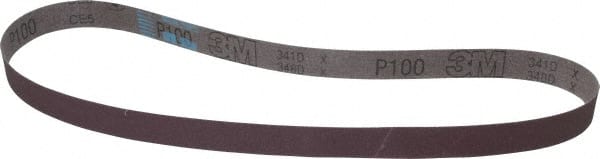 3M - 1" Wide x 42" OAL, 100 Grit, Aluminum Oxide Abrasive Belt - Americas Tooling