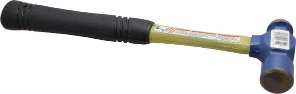 Vaughan Bushnell - 1 Lb Head Ball Pein Hammer - Fiberglass Handle, 12" OAL, Fiberglass with Cushion Grip - Americas Tooling