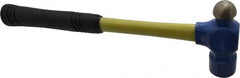 Vaughan Bushnell - 1-1/2 Lb Head Ball Pein Hammer - Fiberglass Handle, 15" OAL, Fiberglass with Cushion Grip - Americas Tooling