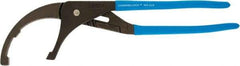 Channellock - 5-1/2" Max Diam, Adjustable Oil Filter Plier - 15" OAL, 5-1/2 Max Capacity, Oil Filter Plier - Americas Tooling