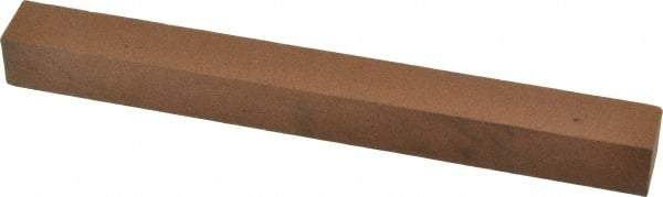 Norton - 6" Long x 5/8" Wide x 5/8" Thick, Aluminum Oxide Sharpening Stone - Square, Medium Grade - Americas Tooling